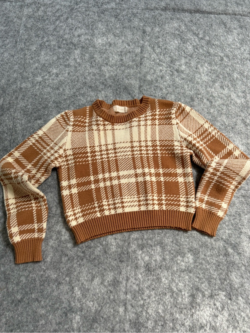 Altar’d State Houndstooth Cropped Sweater